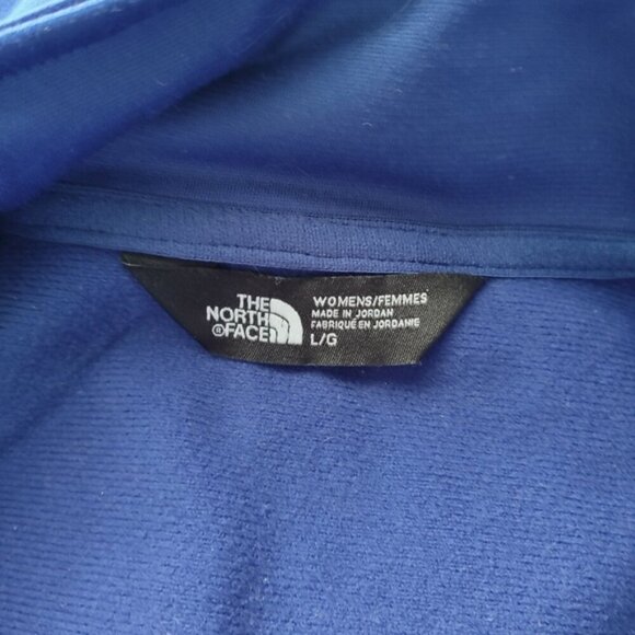 The North Face Royal Blue Glacier 1/4 Zip Fleece Pullover L - Picture 4 of 8